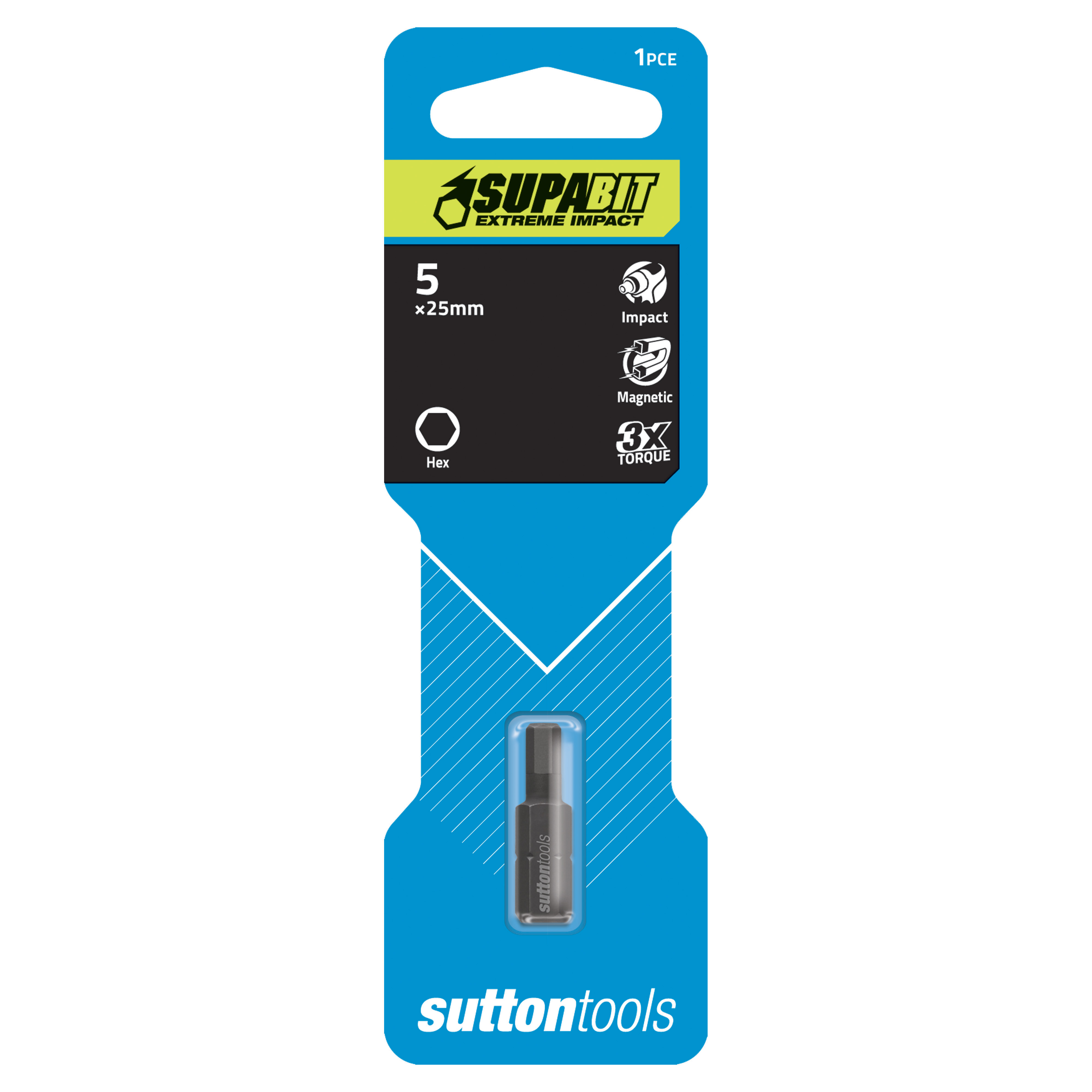 Supabit - Hex Impact Screwdriver Bits | Sutton Tools